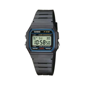 Casio Uhr Digital F-91W-1YEG Collection Armbanduhr