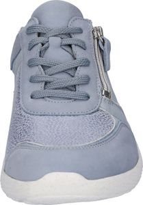 Waldläufer M-IRA Halbschuh, Denver Bronx Minileostretch, sky (hellblau),  OrthoTritt, Weite M 40 1/2