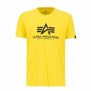 Alpha Industries T-Shirt Logo Patch 100501 gelb L