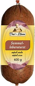 Grützwurst & Semmelleberwurst Omas Pfanne | DDR Rezeptur Tiegelwurst | Black Pudding | laktosefrei Semmelwurst 400g