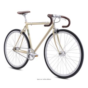 Fuji Feather Fixie Fahrrad für Damen und Herren ab 155 cm Singlespeed 28 Zoll Fixiefahrrad Urban Bike Chromoly Cityrad, Farbe:ivory, Rahmengröße:51 cm