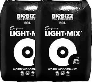 BioBizz Light Mix 100L 2x Biobizz Light Mix Erde (100l BioBizz Erde)