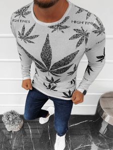 Ozonee Herren Pullover Senar hellgrau XL