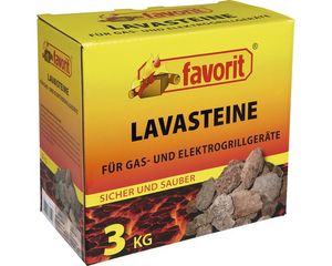 Favorit 3 Kg. Lavasteine für Gasgrill, Elektrogrill, Aquarium Steine aus Lava