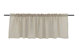Kaya kurtyna 1 szt., kurtyna kawiarniana, kurtyna kaptura, kuchnia kurtyna 55x250cm beżowy.