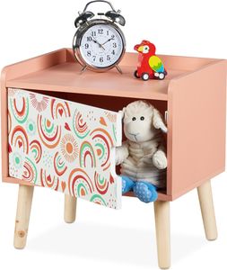relaxdays Nachttisch für Kinder mit Staufach relaxdays Nachttisch für Kinder mit Staufach