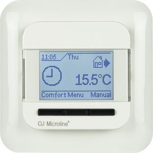 OCD4 termostat digitálny pre podlahové vykurovanie nemecké menu regulácia vykurovania regulátor teploty programovateľný