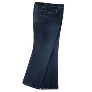 Lucky Star XXL Custer Jeans blue black Kontrastnähte, amerik. Hosengröße in inch:38/36