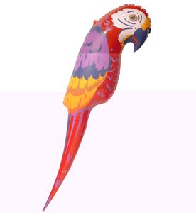 Widmann 2391P - Aufblasbarer Papagei, Größe circa 110 cm, Tier, Vogel, Hawaii Party, Mottoparty