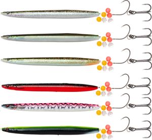 Savage Gear 3D Soft Line Thru Sandeel 12,5cm 20g - Meerforellenköder, Farbe:Motor Oil UV