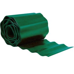 GARDENIX WaveBorder Rasenkante Kunststoff Länge 9 m Höhe 10-25 cm – Green / 25 cm