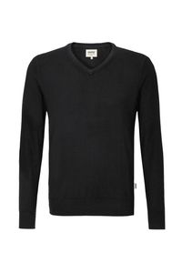 HAKRO V-Pullover Merino-Wool 144, schwarz, S