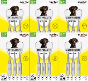 martec PET CARE 18x Spot on für Hunde ab 15 Kg, Spot on Hund, Spot on, Spot on Flöhe Hund, Spot on Hund groß, Spot on für große Hunde, Zeckenschutz Hund
