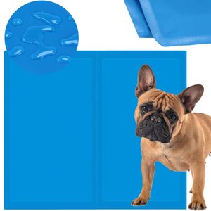 Kühlmatte für Hunde Abkühlmatte 30 x 40 cm Gel-Kühlmatte für Hund und Katze Anti-Hitze-Matte Aufrechterhaltung des thermischen Gleichgewichts Sicher für Tiere