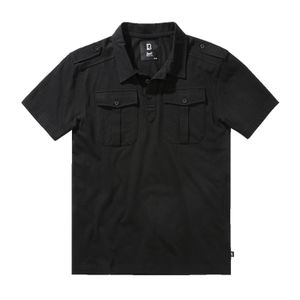 BRANDIT Jon Poloshirt Short Sleeve black Gr. 7XL