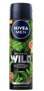 Nivea Herren Extreme Wild Deo Zeder & Grapefruit 150 ml.