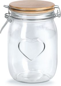 Glasbehälter für Lebensmittel HEART, luftdicht, 1000 ml