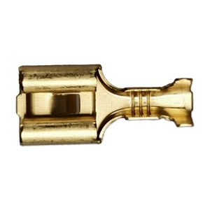 Flachsteckhülse | F800 | mit Rastnase | 8mm | 1,5-2,5mm²