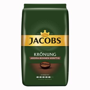 JACOBS Kaffeebohnen Krönung Aroma-Bohne kräftig 500g ganze Kaffee Bohnen