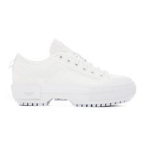 adidas Originals Nizza Trek Low - Damen Schuhe Weiß GX1592 , Größe: EU 40 UK 6.5