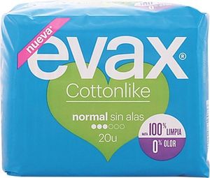 Evax Cottonlike Compresas Normal Sin Alas 20 Uds