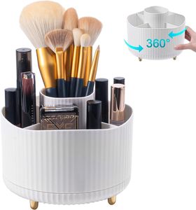 Welikera Make-Up Organizer Kosmetik Organizer,360°Drehbarer Kosmetikbox für Frisiertisch Bad