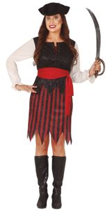 schöne Piratin Kostüm für Damen, Größe:M