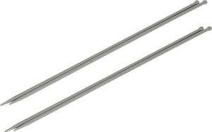 Ashley Stricknadeln – 4,5/5 mm x 35 cm – Grau – 4er-Pack