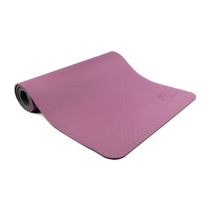 Yoga-Mad - Podložka na jógu "Evolution Deluxe" MQ563 (jedna velikost) (lila/šedá)