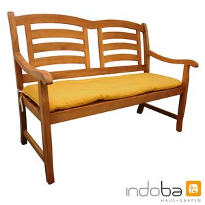 Indoba Bankauflage Auflage Bank 'Relax' Gelb Gartenbankauflage Serie Relax