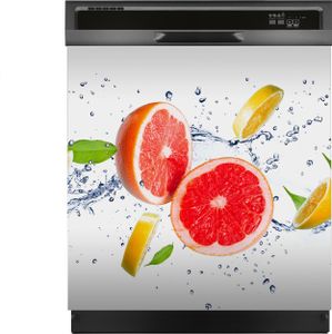 Magnete Dekorative 60x60 cm Küche Magnetmatte Spülmaschine - Splash Früchte Spritz