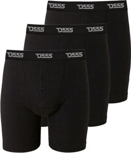 Duke - Pánske boxerky "Driver 2 D555" (3-pack) DC396 (4XL) (Black)