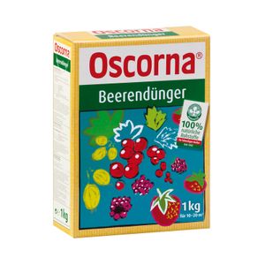 Oscorna Beerendünger organischer NPK Naturdünger für Beerenobst und Obstbäume 1 Kg Karton