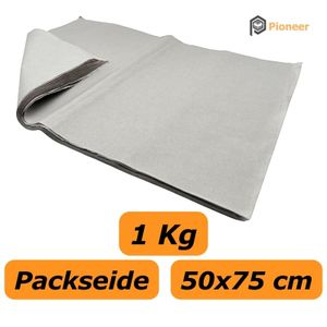 1 Kg Packseide 50 x 75 cm 30g/m² Seiden Papier Packpapier Grau