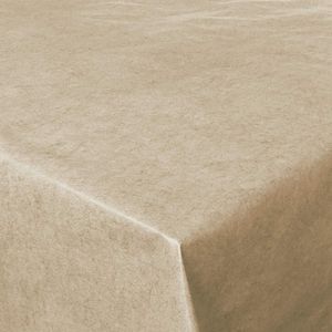 PVC Tischdecke Marble Beige Wachstuch Uni marmoriert · Breite & Länge wählbar · abwaschbare Tischdecke , Größe:90 x 90 cm
