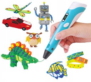 3D Pen + PLA Fliament Set,3D Stifte mit LCD-Bildschirm +  3d Filament | DIY Geschenk für Kinder