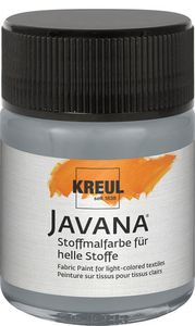 Kreul Javana Stoffmalfarbe für helle Stoffe grau 50 ml