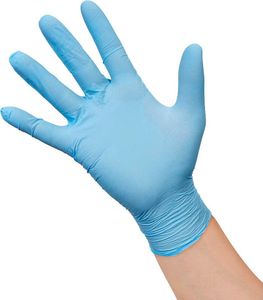 PAPSTAR unisex Einmalhandschuhe blue plus blau Größe 2XL 100 St.