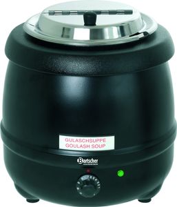 Bartscher Suppentopf Economic, 9L, schwarz