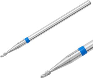 Hartmetallfräser Fräseraufsatz Bohrer Ellipse Normal Schleifer Maniküre (blauer Ring)