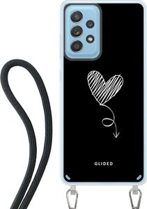 Samsung Galaxy A53 5G Handyhülle von Glided Dark Heart Schutzhülle Crossbody case mit Band Hülle TPU Etui Silikon Case
