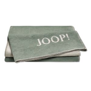 JOOP! Uni Doubleface Plaid Farbe Jade-Silber Größe 150x200 cm