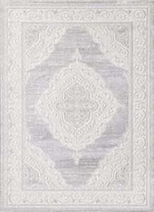 Sanat Teppich Harmony 3201 Light Gray rechteckig in Vintage Orient-Optik 160 x 220
