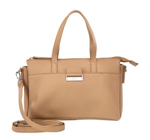 GERRY WEBER Handtasche Umhängetasche Talk Different II Handbag SHZ Bleached Sand hellbraun