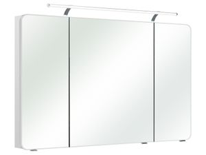 Spiegelschrank Badschrank Badspiegel Spiegel Badezimmerspiegel Bad "Maire II" Polarweiß-Hochglanz