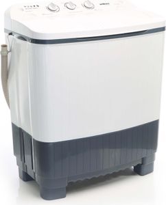 Wiltec WT-8000 2 Kammern Camping Waschmaschine 350W Waschautomat mit Schleuder 5kg Wäsche mit Timer