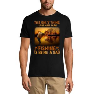 Herren Grafik T-Shirt Das Einzige was ich mehr liebe als das Fischen ist Vater zu sein - Vater eines Fischers – Only Thing I Love More Than Fishing Is