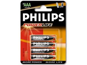 Philips Power Alkaline AAA / LR03 Mini Penlite Blister 1010
