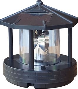 Ersatzkopf Solar für Deko Leuchtturm Rundum Leuchtfeuer Solarkopf 360° 11 cm