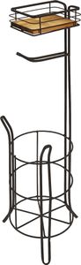 Clayre & Eef WC-Rollenhalter 23x21x70 cm Braun Eisen
